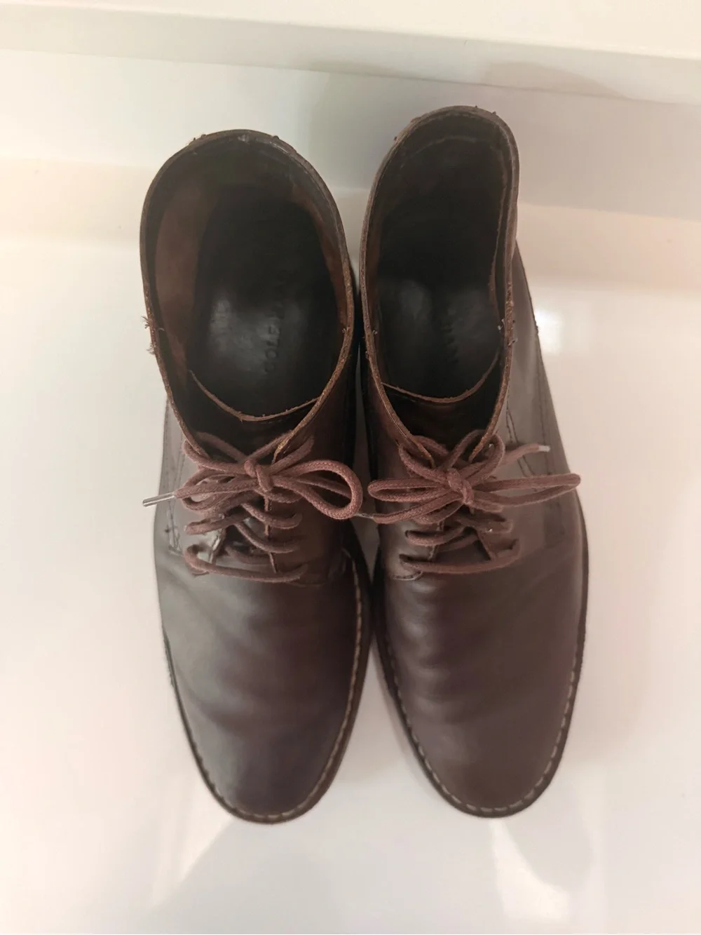 Cole Haan Brown Leather Chukka Boots